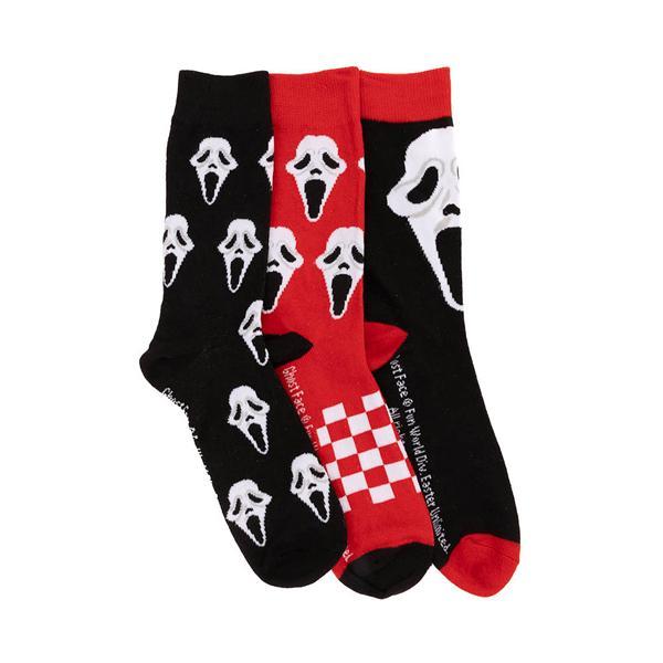 Mens Ghostface Crew Socks 3 Pack - Multicolor Product Image