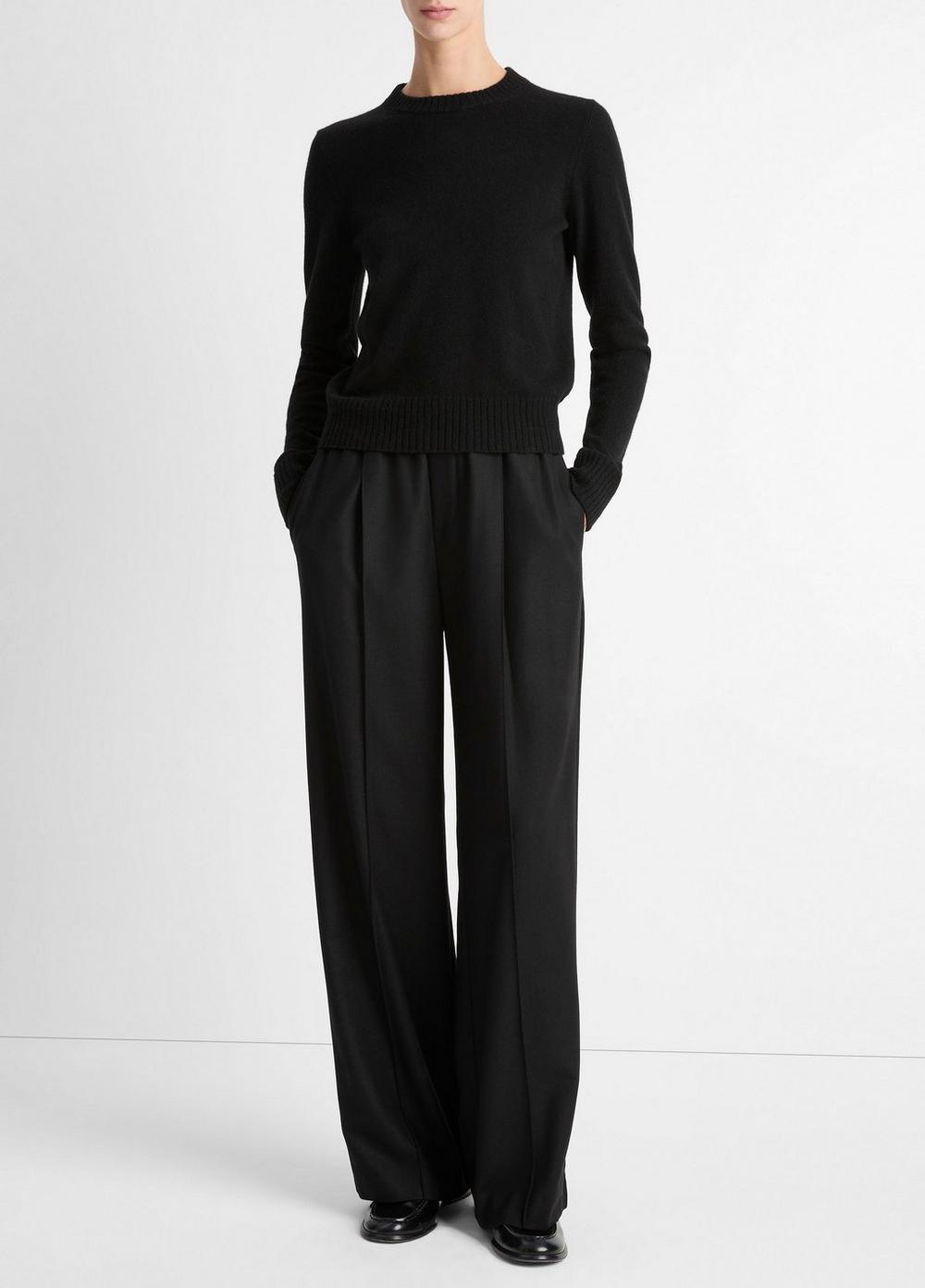 Italian Wool-Blend Easy Pull-On Pant Product Image