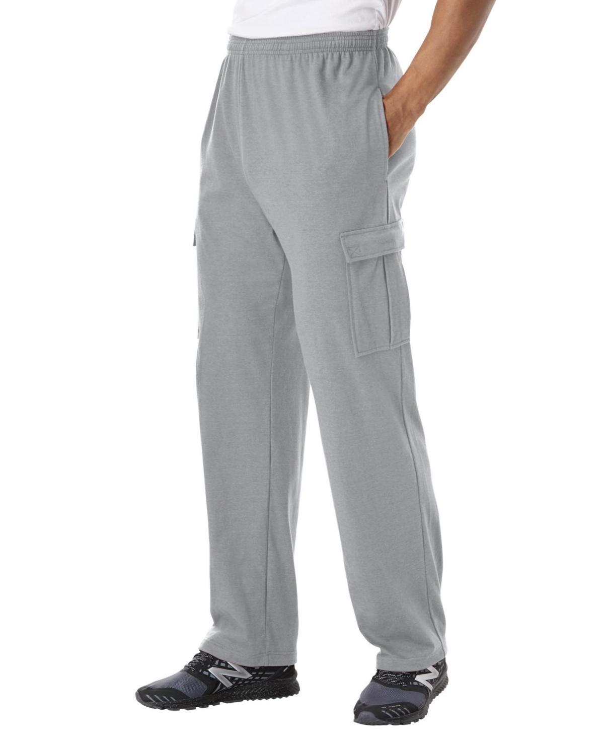 KingSize Mens Lightweight Jersey Cargo Sweatpants Product Image