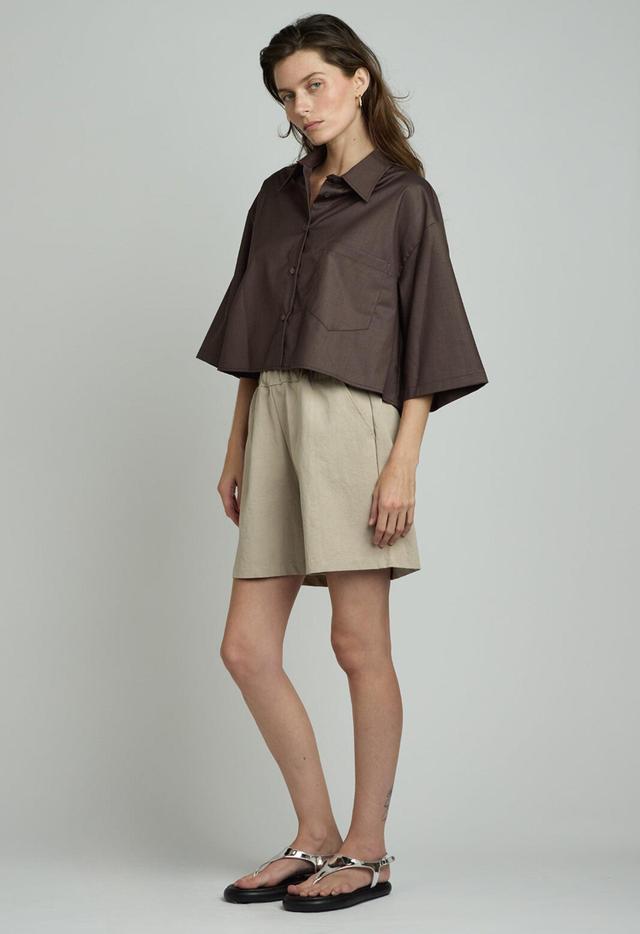 Casual Khaki Short Product Image