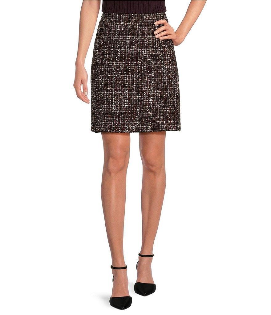 Calvin Klein Coordinating Tweed A-Line Short Skirt product image