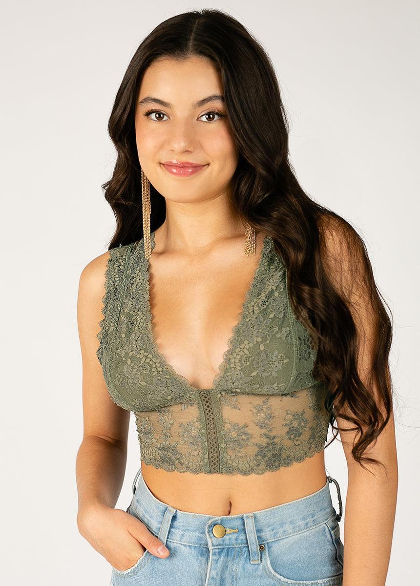 Sylvan Bralette in Olive Product Image