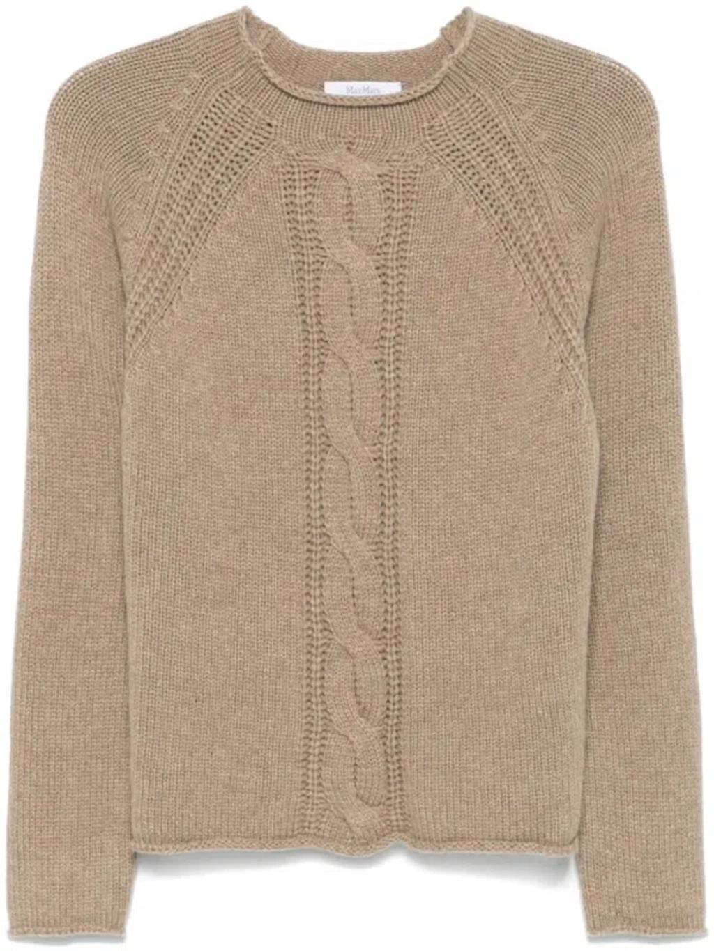 MAX MARA Cashmere Sweater In Brown Product Image