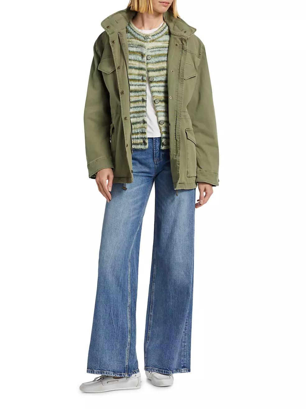 Tegan Cotton-Blend Utility Jacket Product Image