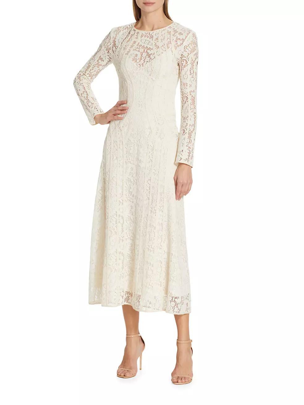 Devi Lace Midi-Dress Product Image