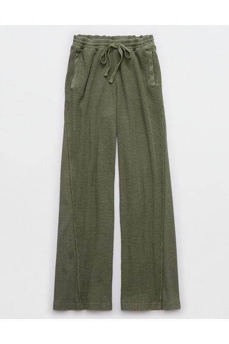 Aerie Waffle Wide Leg Skater Pant Women's Product Image