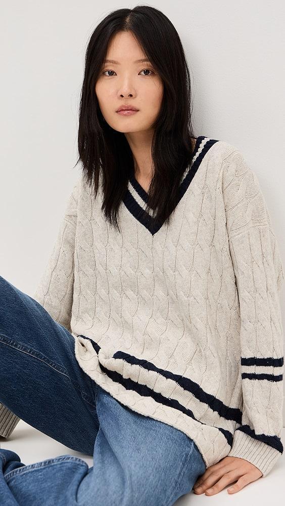 Moon River Striped Sweater | Shopbop Product Image