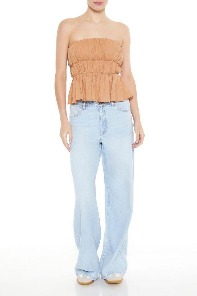 Tiered Flounce Tube Top | Forever 21 Product Image