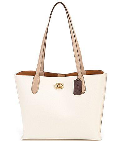 COACH Willow Colorblock and Signature Interior Tote Bag Product Image