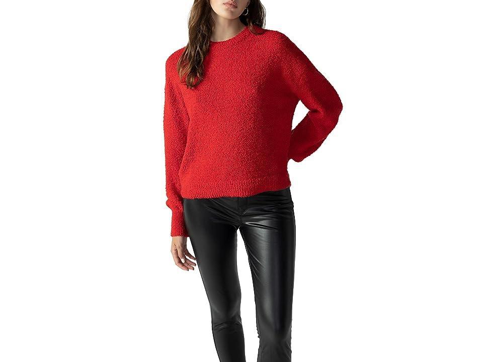 Sanctuary Plush Volume Sleeve Sweater (Rouge) Women's Clothing product image