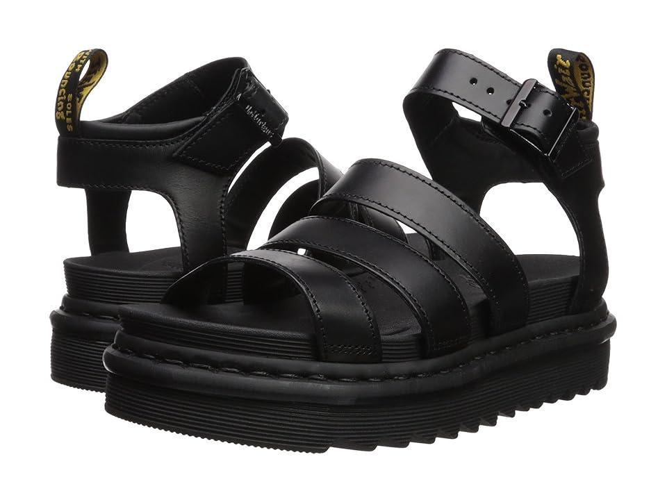 DR MARTENS Blaire Women's Brando Leather Strap Sandals Product Image