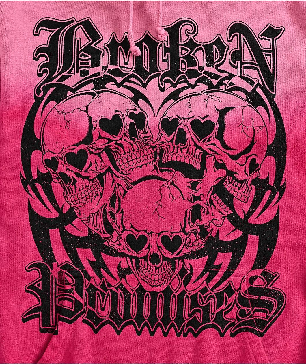 Broken Promises Purgatory Pink Wash Hoodie Product Image