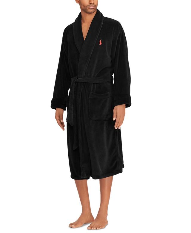 Polo Ralph Lauren Mens Sleepwear Soft Cotton Kimono Velour Robe Product Image