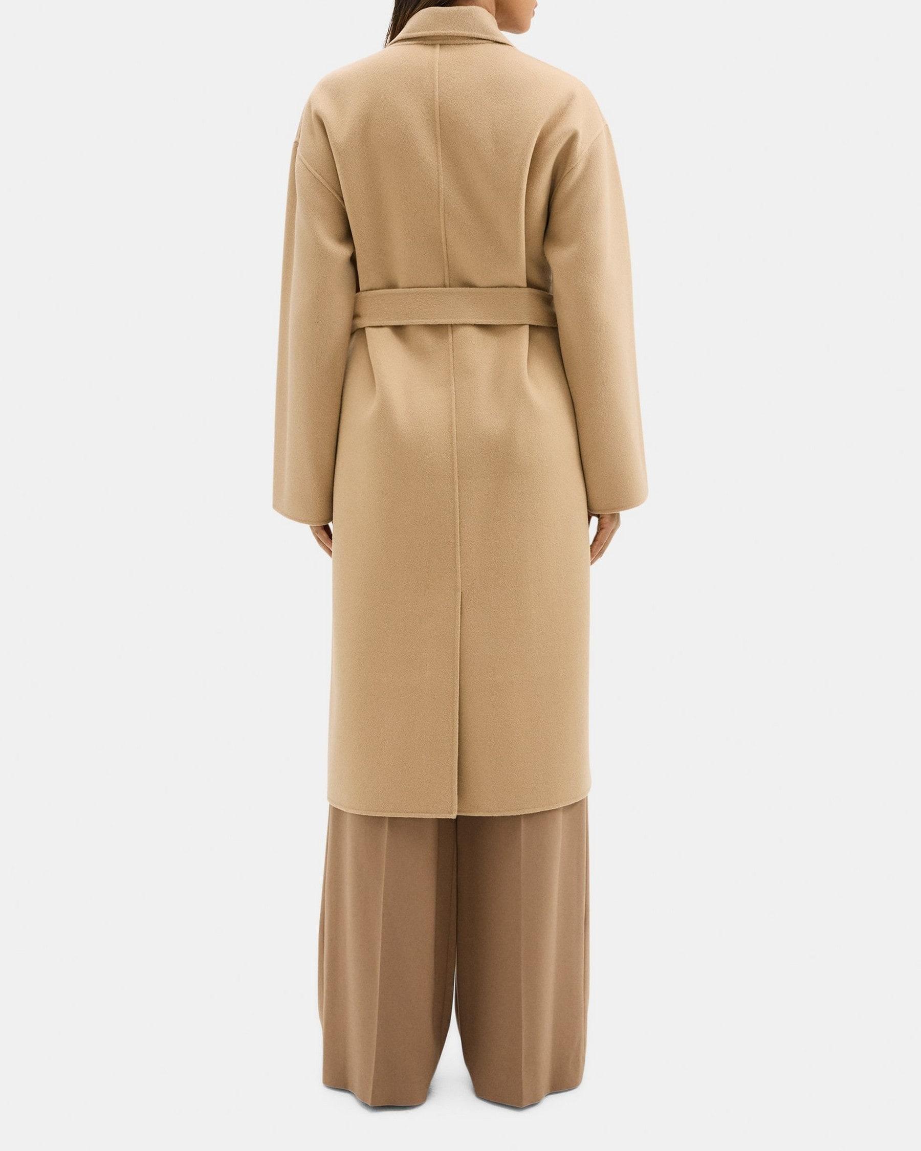 Robe Coat in Double-Face Wool-Cashmere Product Image