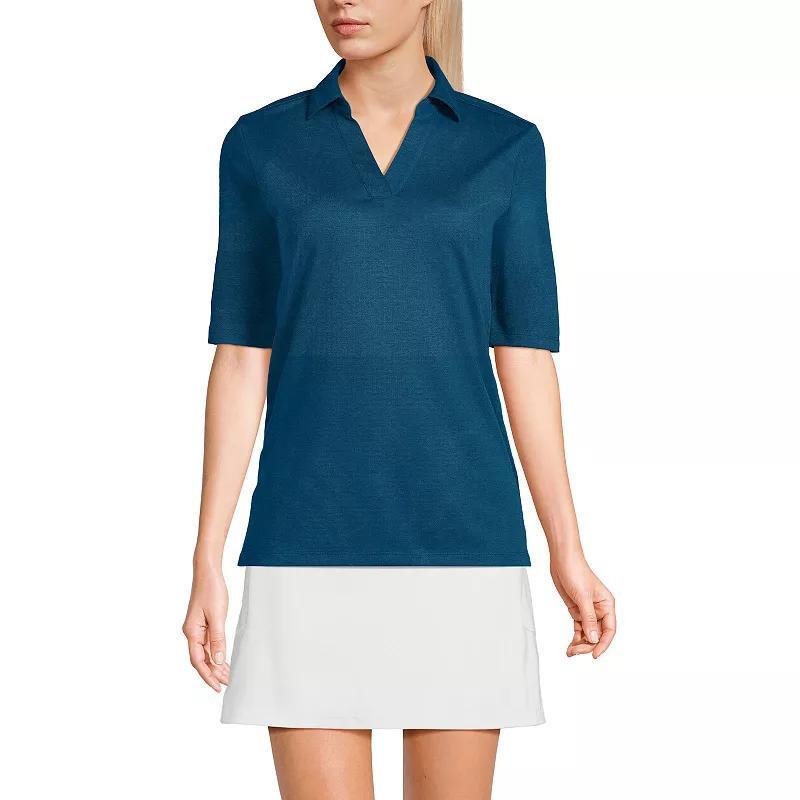 Lands End Womens Performance Pique Polo Product Image