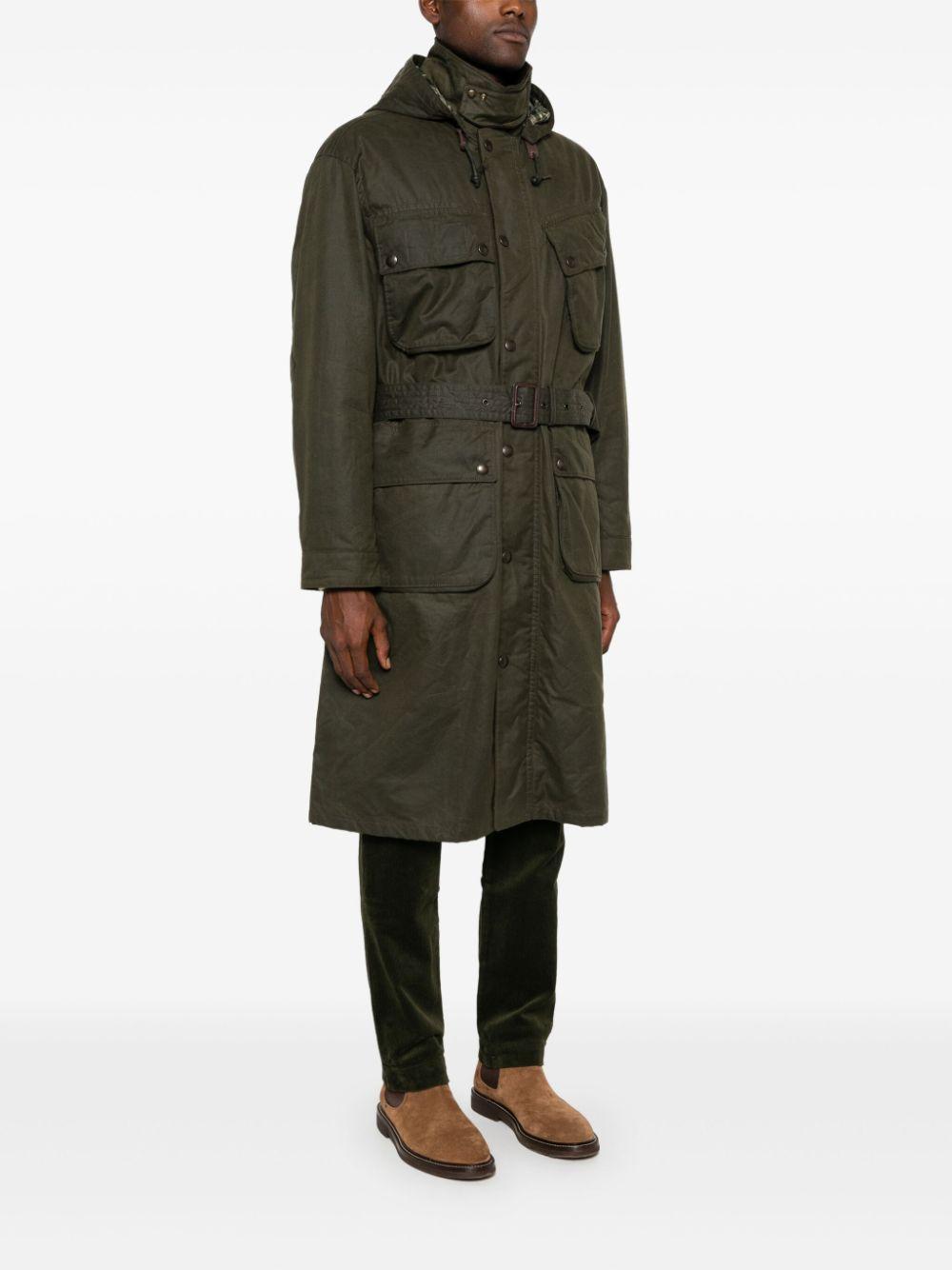 POLO RALPH LAUREN Oilcloth Bike Coat In Oilclothgreenx Product Image