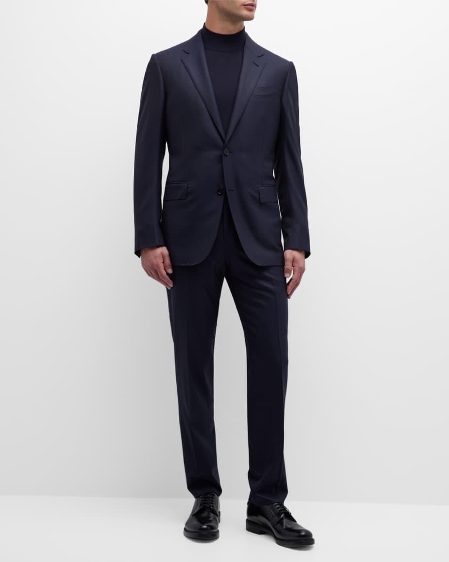 ZEGNA 15Milmil15 Micro Pattern Wool Suit Product Image