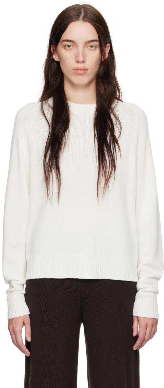 MAX MARA Off-white Salvia Sweater In 001 White Product Image