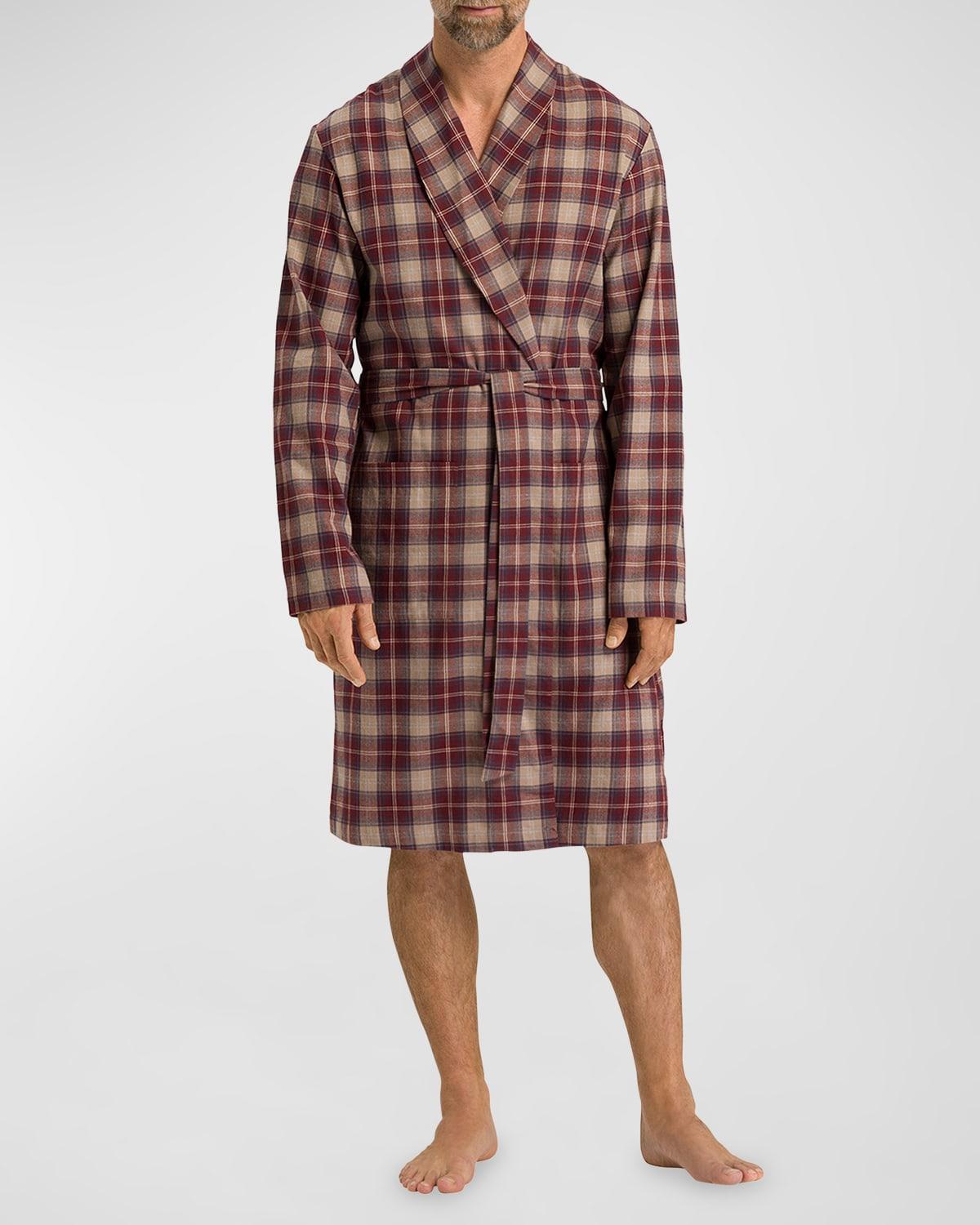 Mens Cozy Comfort Flannel Robe Product Image