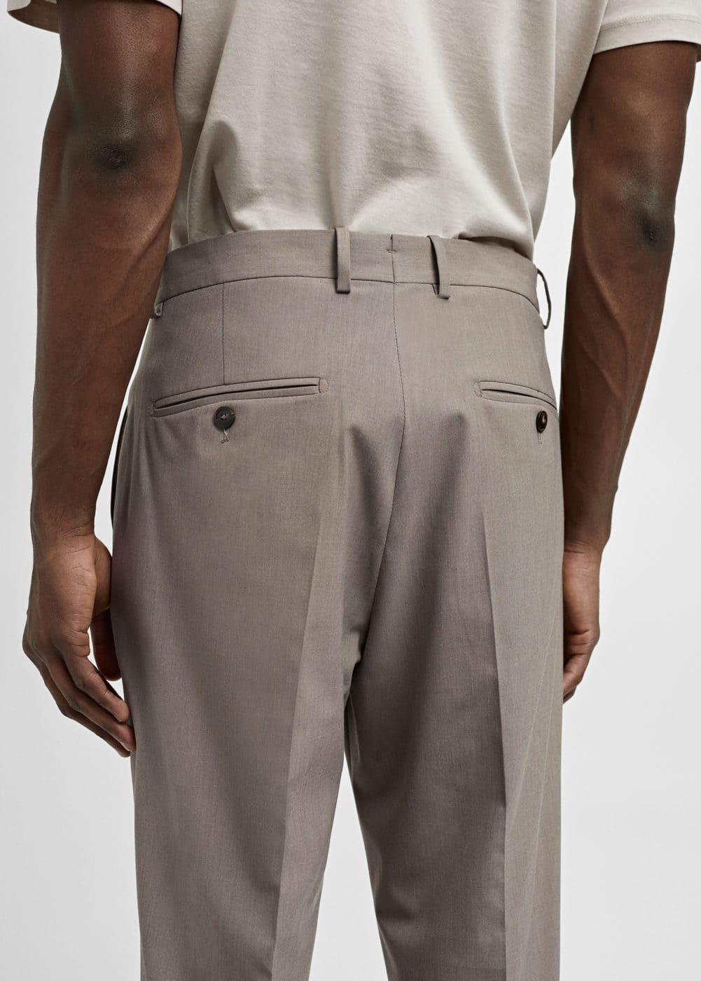 MANGO MAN - Suit pants beigeMen Product Image