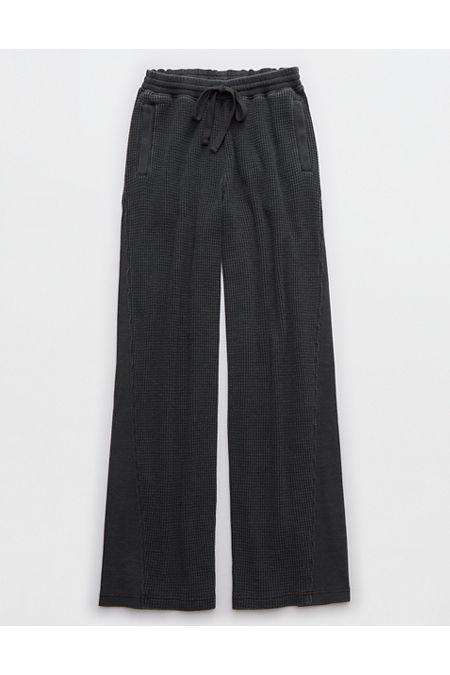 Aerie Waffle Wide Leg Skater Pant Women's Product Image