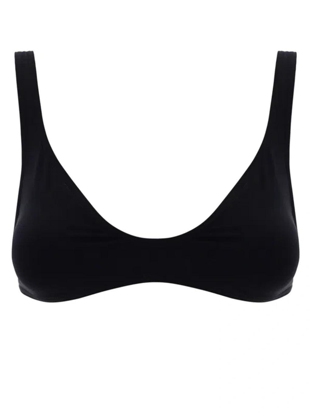 Scoop-neck Bra In Black Product Image