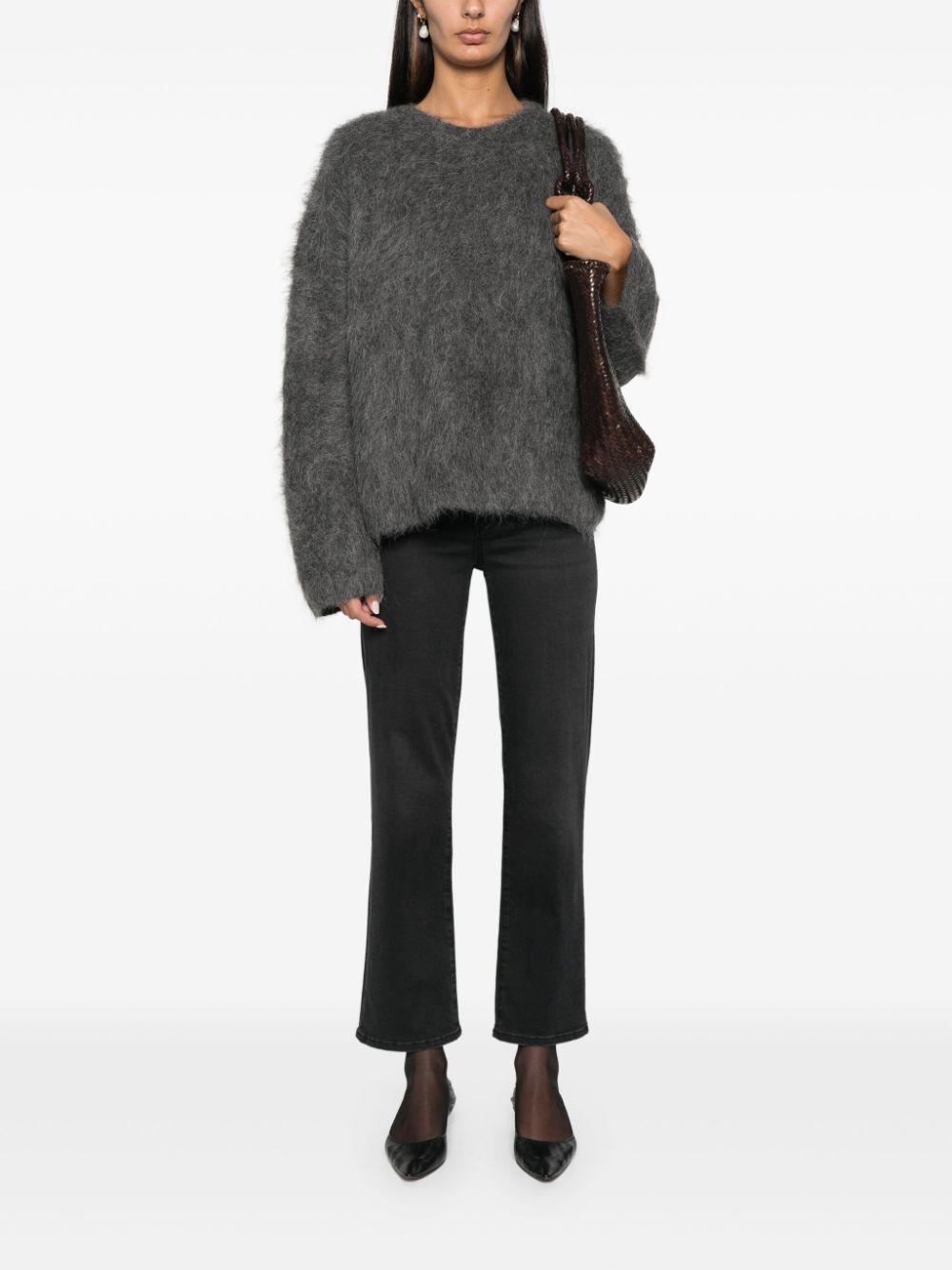 TOTÊME Brushed Sweater In Grey Product Image