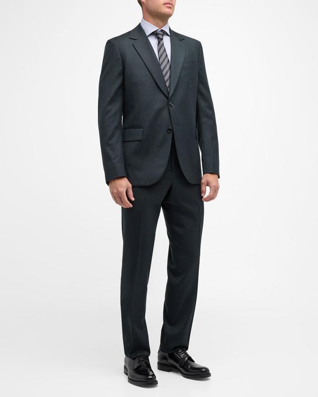 Mens Wool-Cashmere Slim Two-Piece Suit Product Image