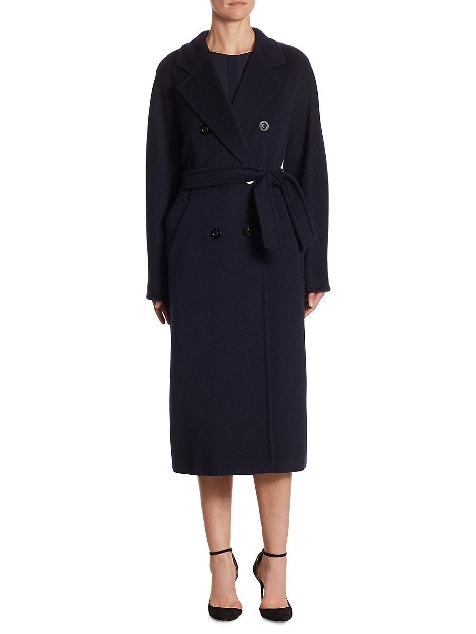 Womens 101801 Icon Madame Wool & Cashmere Double-Breasted Coat Product Image