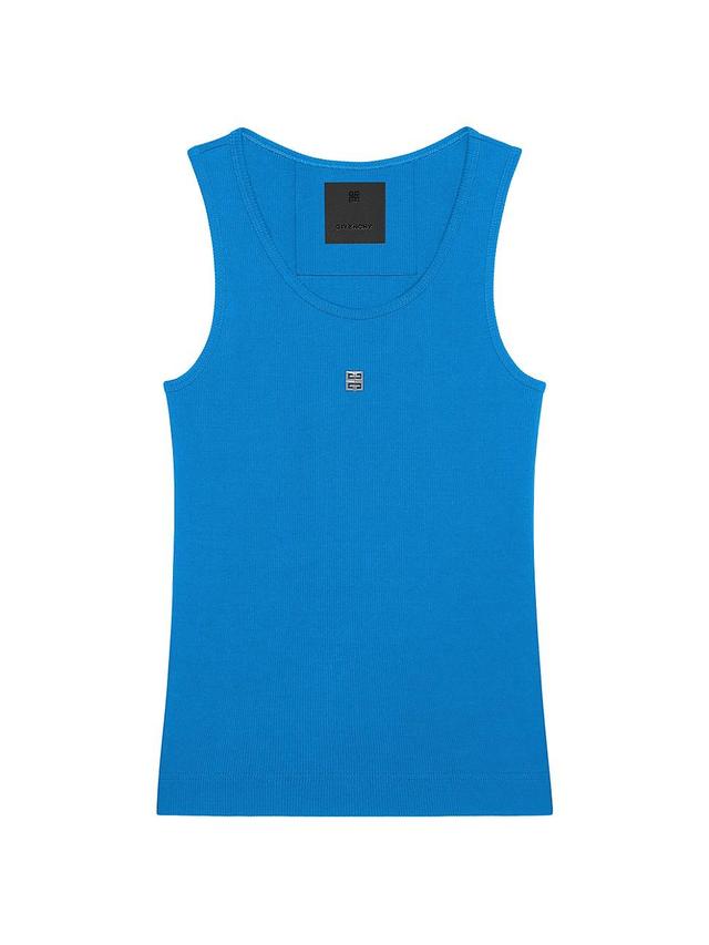 Womens Slim Fit Tank Top In Cotton Product Image