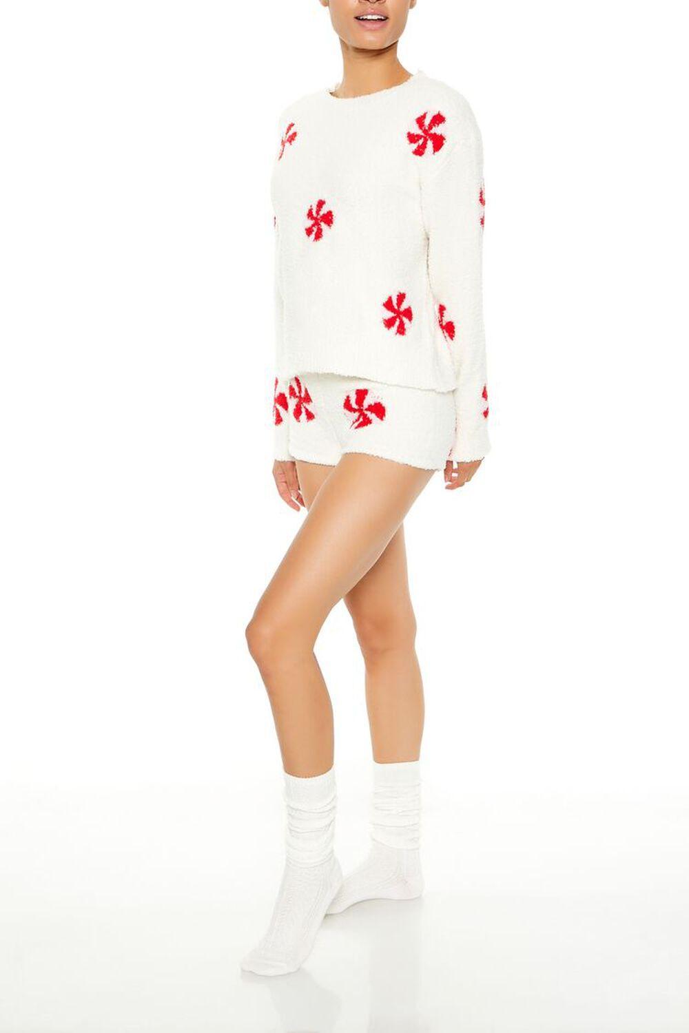 Peppermint Candy Pajama Shorts | Forever 21 Product Image