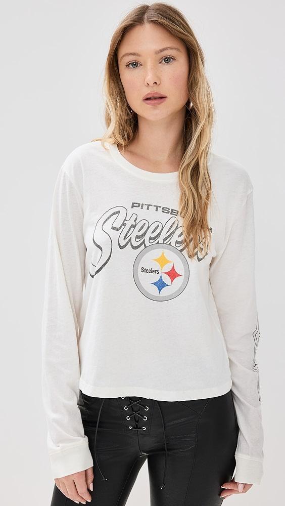 Junk Food Steelers Long Sleeve Crop Tee | Shopbop Product Image