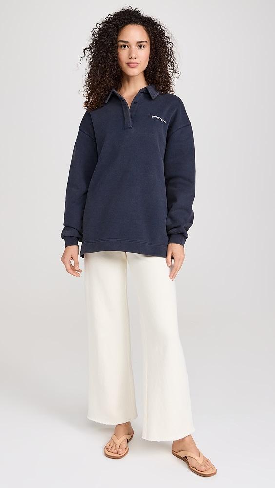 Sweaty Betty Powehouse Henley Sweatshirt | Shopbop Product Image