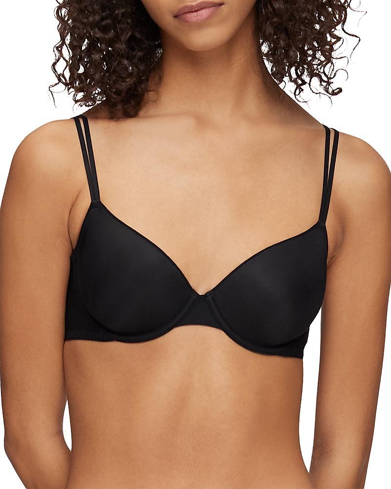 Calvin Klein Womens Sheer Marquisette Lightly Lined Demi Bra QF6068 Product Image