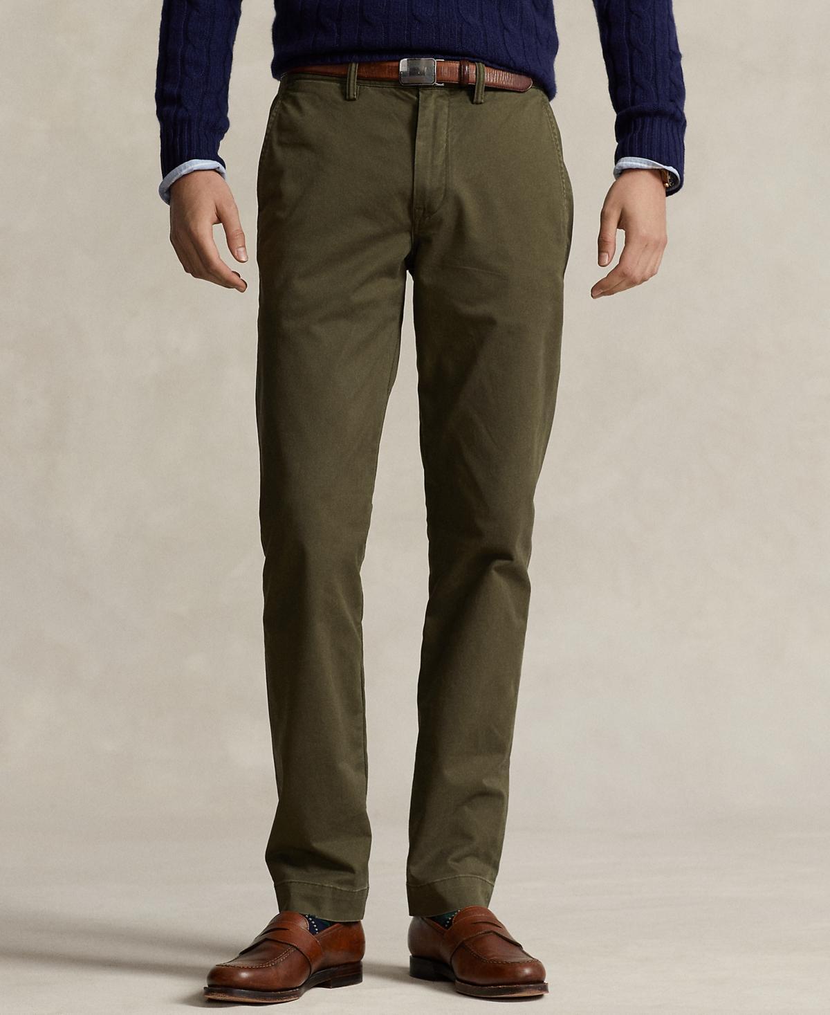 Polo Ralph Lauren Mens Stretch Straight Fit Washed Chino Pants Product Image