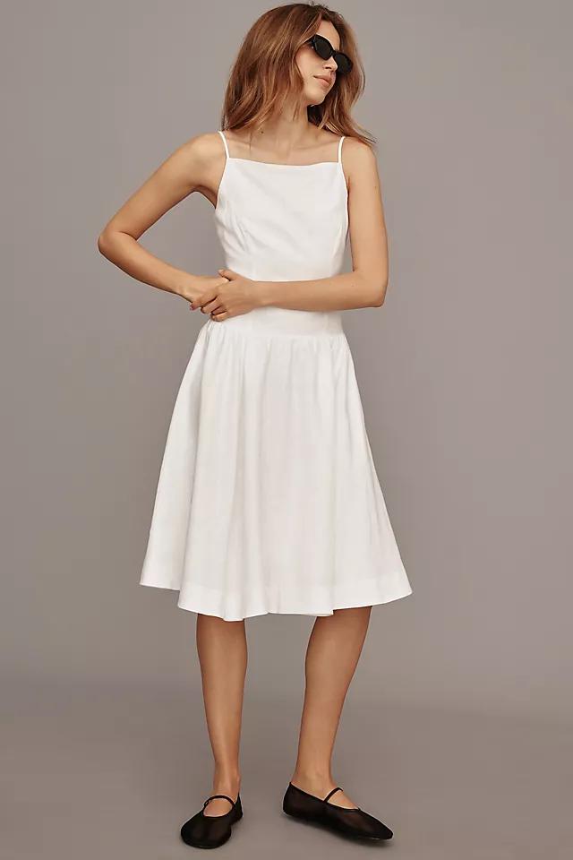 Reformation Clarabelle Linen Midi Dress Product Image