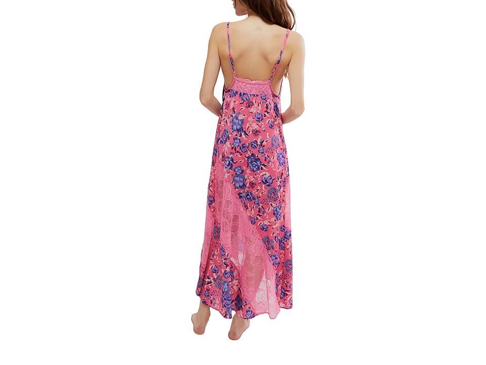 Free People First Date Printed Maxi Slip (Sweet Combo) Women's Dress Product Image