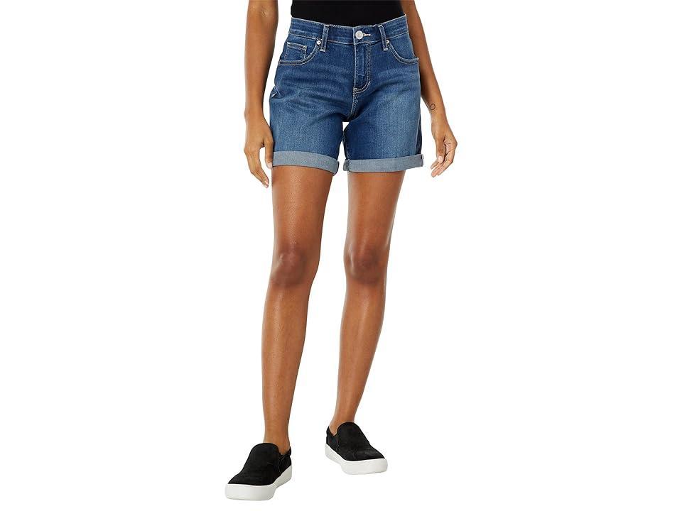 Womens Alex Mid Rise Power Stretch Boyfriend Shorts Product Image