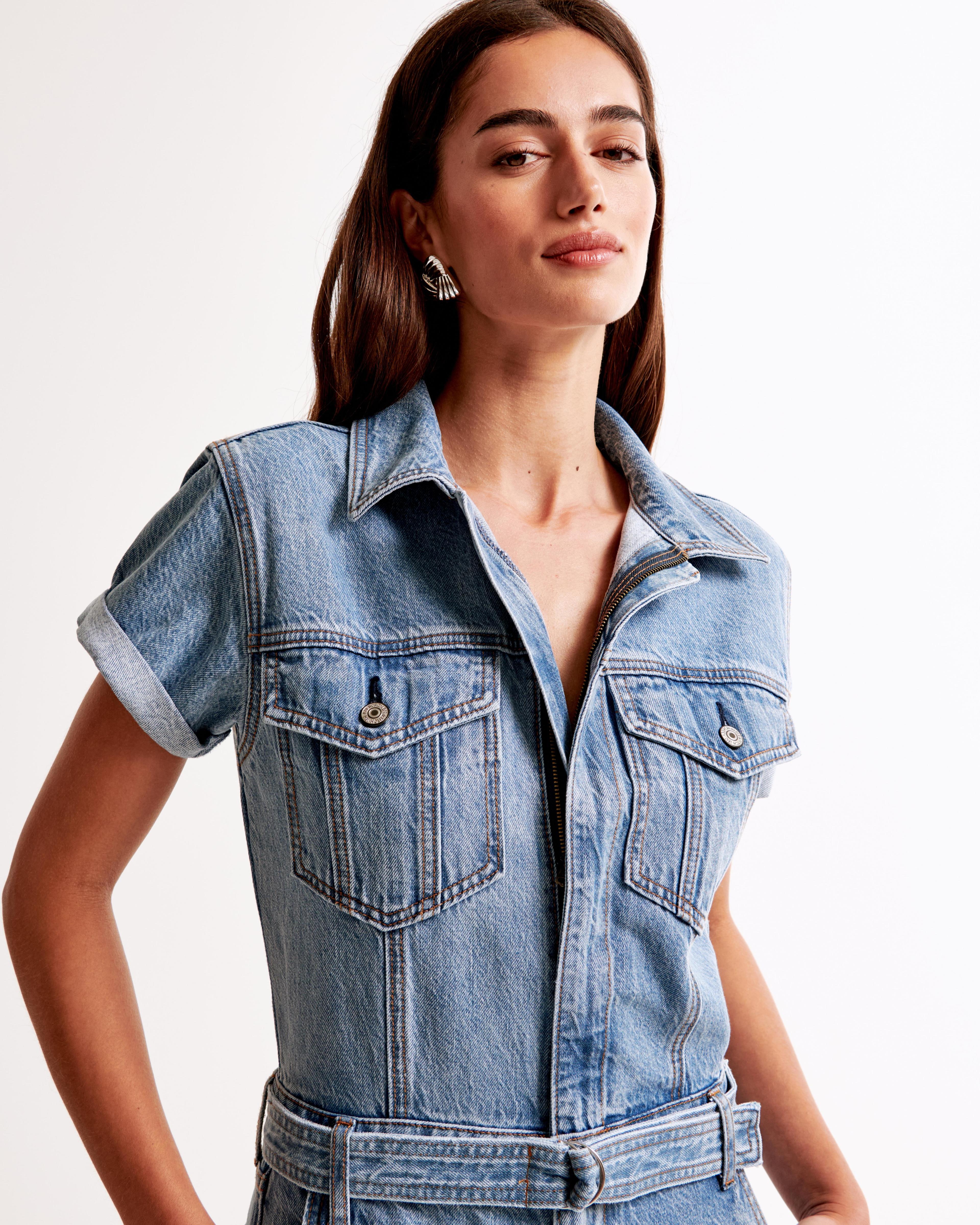 90s Relaxed Denim Jumpsuit Product Image