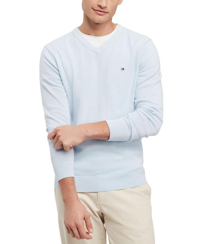 Tommy Hilfiger Mens Essential Solid V-Neck Sweater Product Image