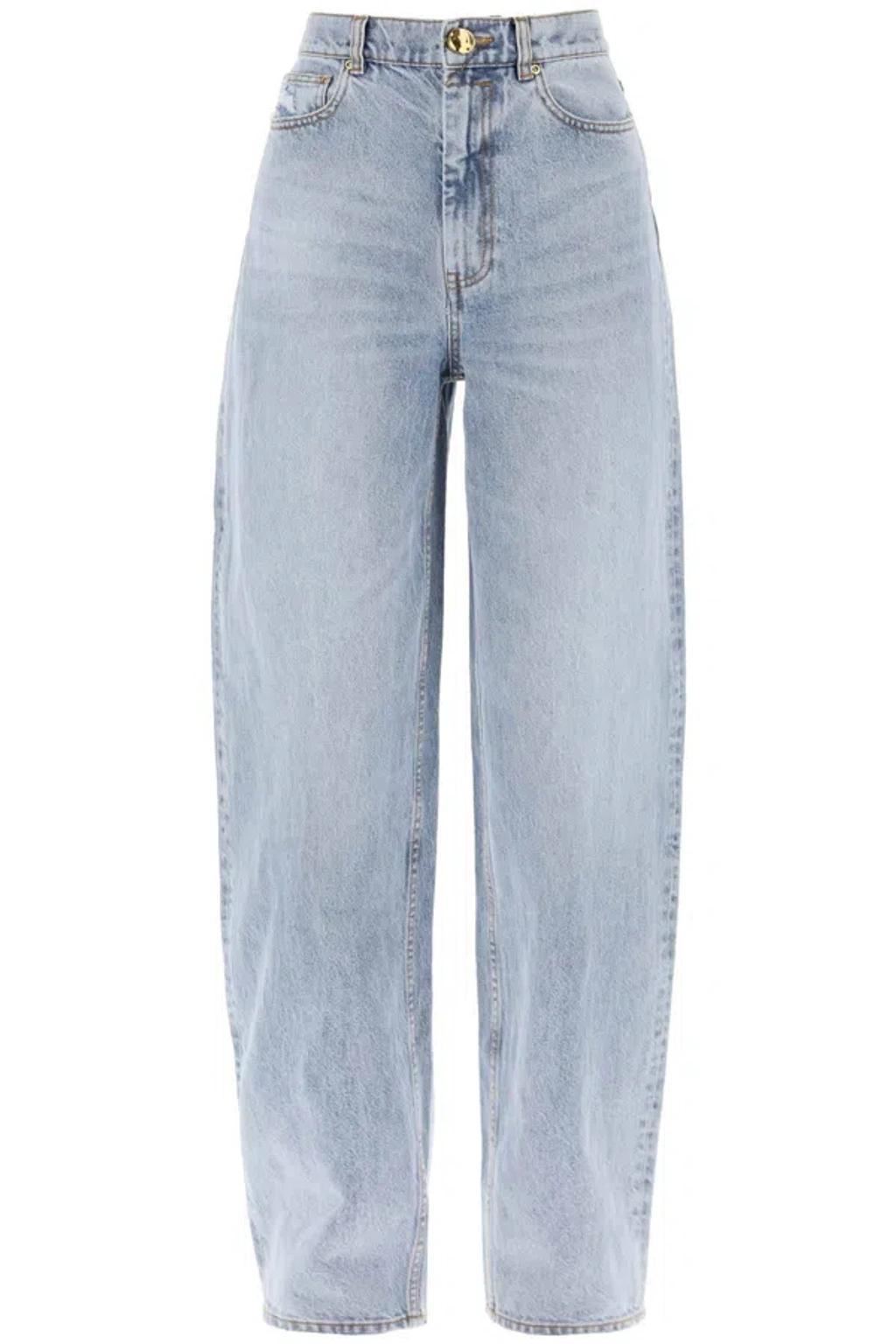 ZIMMERMANN Curved Leg Natural Jeans For In Celeste Product Image