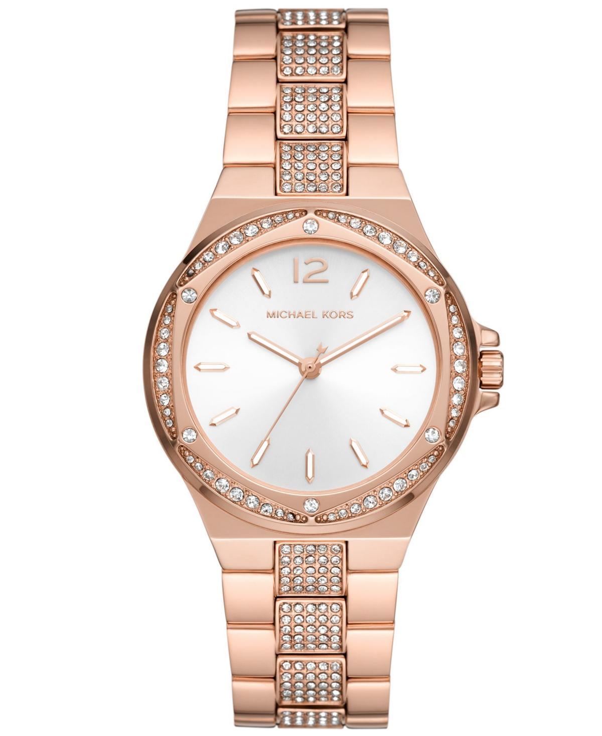 Michael Kors MK7337 - Lennox Three-Hand Watch (Stainless Steel) Watches Product Image