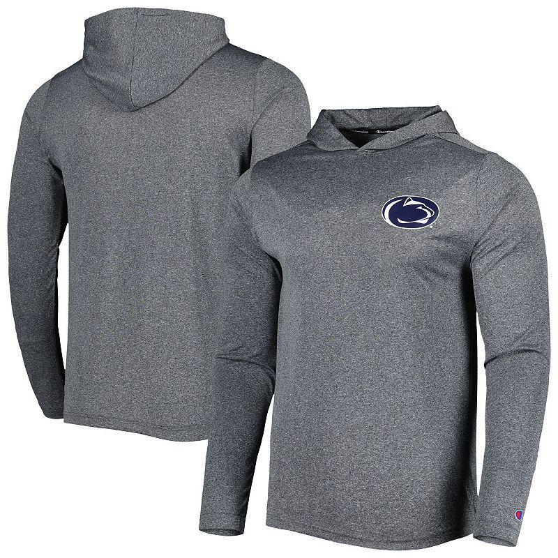 Mens Champion Gray Penn State Nittany Lions Hoodie Long Sleeve T-Shirt Product Image