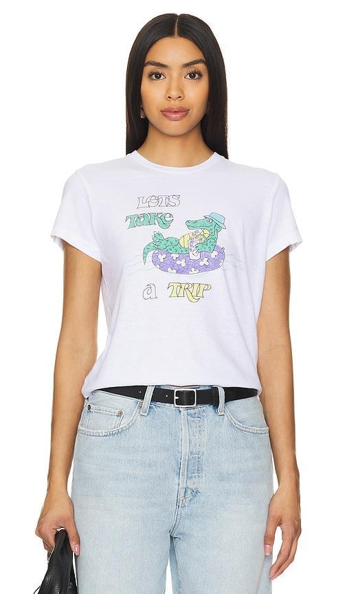 50s Boxy Tee Lets Take A Trip Product Image