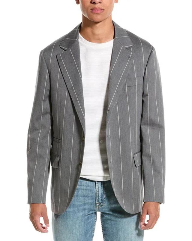 Wool-blend Blazer In Multi Product Image