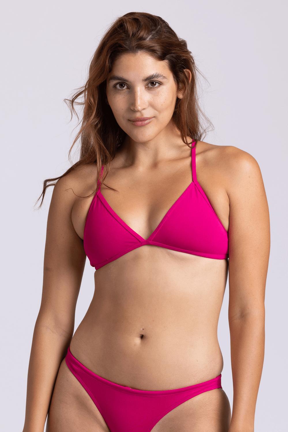 Triangle Bikini Top - Dragon Fruit Female Product Image