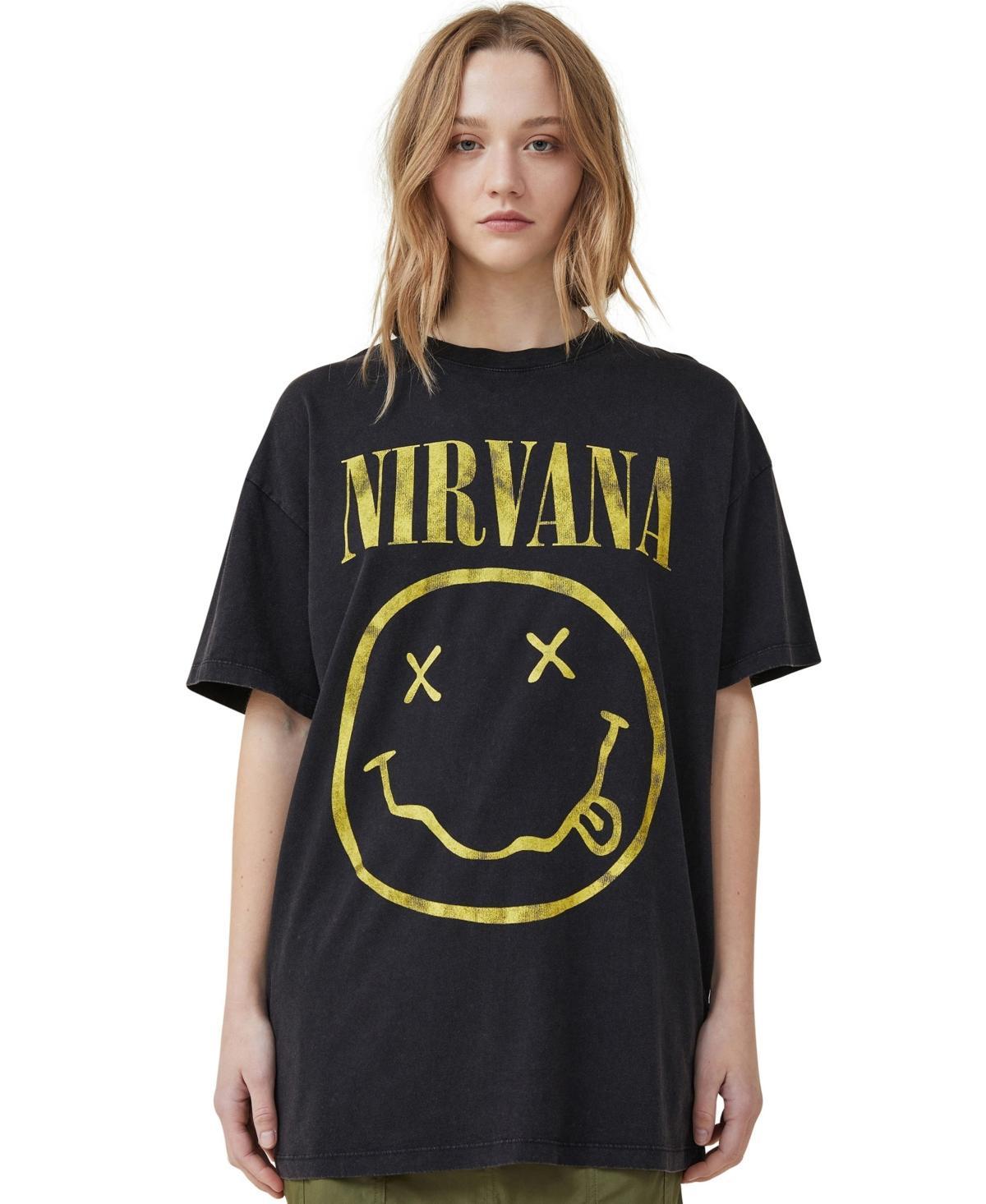 Cotton On Womens The Oversized Nirvana T-shirt Product Image