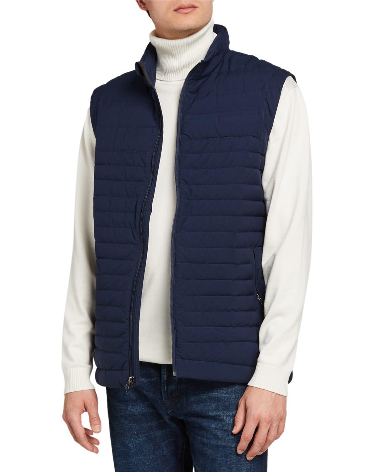 Mens Passage Puffer Zip-Front Vest product image