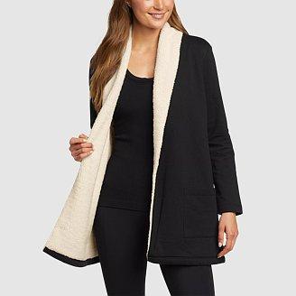 Women's Faux Shearling Cabin Cardigan Product Image