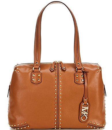 MICHAEL Michael Kors Astor Large Shoulder Tote (Pale ) Shoulder Handbags Product Image